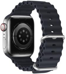DUX DUCIS OCEAN WAVE szilikonszíj Apple Watch 38 / 40 / 41 mm grafit