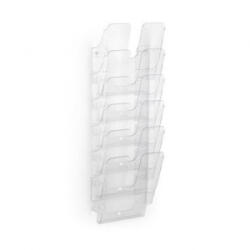 Durable Flexiplus 6 rekeszes A4-es prospektustartó átlásztó (1700008401)