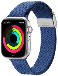 DUX DUCIS szíj MIXTURE II nyújtható fonott Apple Watch 42 / 44 / 45 mm kék
