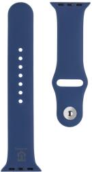 Tactical 838 Szilikon Szíj Apple Watch 1/2/3/4/5/6/7/8/9/SE 42/44/45/49mm, Sötétkék