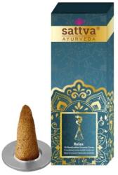 SATTVA Füstölőkúpok 10db - Relax 20g - Sattva Ayurveda