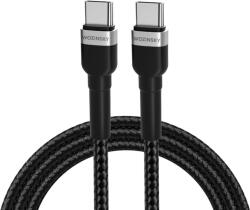 Wozinsky WNBCC1 USB-C / USB-C PD 65W kábel 1 m - fekete