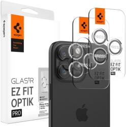 Spigen Glas. tR EZ Fit Optik Pro kameravédő üvegfólia iPhone 15 Pro / 15 Pro Max - 2 db