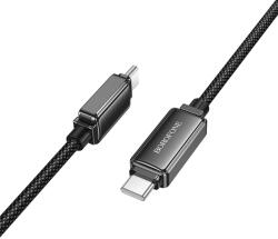 BOROFONE Cable BU53 Meteor - Type C to Type C - 60W 3A 1, 2 méter fekete