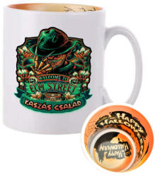 Deconline Customs Személyre szabható Halloweeni bögre, Freddy Krueger 300ml Mintás belsővel (DO69327-HW-MUG)