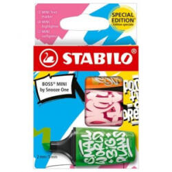STABILO BOSS MINI by Snooze One szövegkiemelő 3db-os szett (07/03-71)