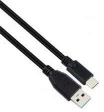 Iris USB-A - USB Type C 3.1 Gen 1 kábel 1m fekete (CX-140)