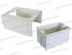 Elettrocanali KIT 120B 3 modulos szerelvénydoboz+fedél CP12060 csatornához Modul kapcsolókhoz (EC KIT 120B)