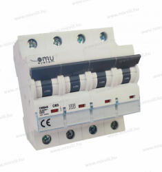 OMU system OMB45 4 pólusú 20A C 4, 5kA kismegszakító OMB45420C (OMB45420C)