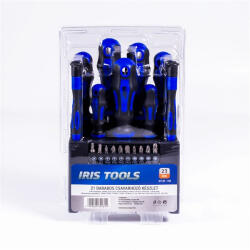 IRIS TOOLS DT-21-128 21 darabos csavarhúzó készlet (DT-21-128) - haztartasibolt