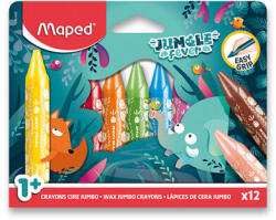 Maped Jungle Fever Wax sticks Jumbo 12 buc (0085-9861400)