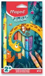 Maped Jungle Fever Creioane Jumbo 12 buc (0086-9863700)