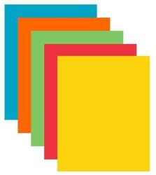 Xerox Másolópapír, színes, A4, 80 g, 5x50 lap, XEROX Symphony, intenzív mix - patronbolt