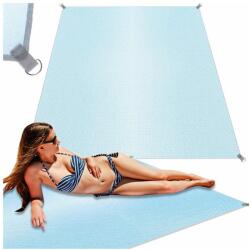  Tengerparti XXL pléd homokmentes 200x200cm (KX4990)