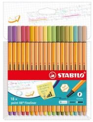 STABILO Tűfilc STABILO Point 88 0, 4mm 18 darabos (8818-22-5) - tonerpiac