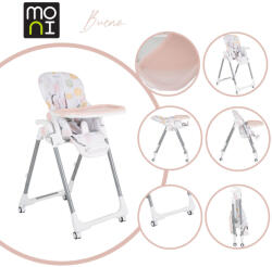 Moni Bueno multifunkciós etetőszék - Rózsaszín - babylion
