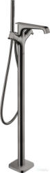 Hansgrohe AXOR CITTERIO E szabadon álló termosztátos kádtöltő csaptelep, polírozott fekete króm 36416330 (36416330)
