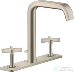 Hansgrohe AXOR CITTERIO E 3 üléses mosdó csaptelep automata leeresztővel, szálcsiszolt nikkel 36116820 (36116820)