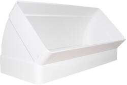 Dalap PS szögletes függőleges könyök 45°, 204x60 mm (575)