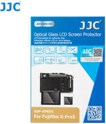 JJC Fujifilm XPRO3 Kijelzővédő (edzett üveg) -Tempered Glass