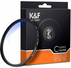 K&F Concept 58mm MC-UV Ultra-vékony Blue (Kék) UV szűrő filter (KF01.1424)