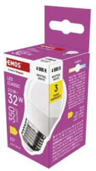EMOS LED izzó Classic Mini Globe / E27 / 2, 5 W (32 W) / 350 lm / Természetes fehér (ZQ6D13)