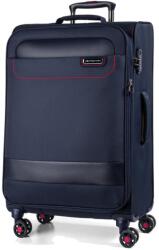 March Tourer Vászon Bőrönd Kabin Kék (S2612 Navy)