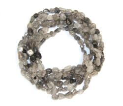  Colier Cuart cu Turmalina Neagra Natural Neregulat 2-10 x 5-8 mm
