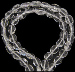  Cuart Alb Oval Fatetat 7-9 x 7-8 mm - Margele Pietre Semipretioase