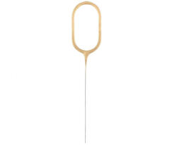 Godan Gold, Arany 0-ás csillagszóró 17 cm MLG123074 (MLG123074)