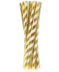 Godan Gold Mix, Arany papír szívószál 24 db-os MLG624790 (MLG624790)