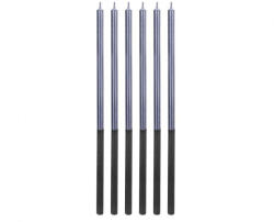 Godan Platinum Blue, Kék tortagyertya, gyertya szett 6 db-os MLG132601 (MLG132601)