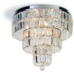 Searchlight Empire króm-átlátszó fürdőszobai kristály mennyezeti lámpa (SL-61321-6CC) E14 6 izzós IP44 (61321-6CC)