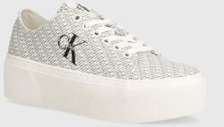 Calvin Klein sportcipő FLATFORM+ CUPSOLE LOW LACE CS MR fehér, női, YW0YW01420 - fehér Női 39