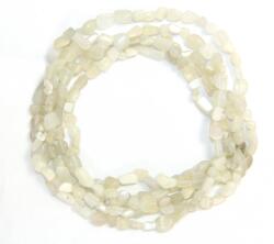  Colier Piatra Lunii Alba Naturala Neregulata 5-10 x 5-8 mm