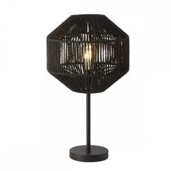 Searchlight Wicker fekete asztali lámpa (SL-EU11201-1BK) E27 1 izzós IP20 (EU11201-1BK)