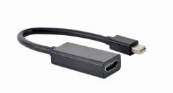 Gembird mini DisplayPort > HDMI 4K 30Hz átalakító, 15cm [A-MDPM-HDMIF4K-01]