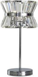Searchlight Uptown króm-átlátszó kristály asztali lámpa (SL-EU59411-2CC) G9 2 izzós IP20