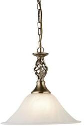 Searchlight Cameroon bronz-fehér függesztett lámpa (SL-4581-14AB) E27 1 izzós IP20