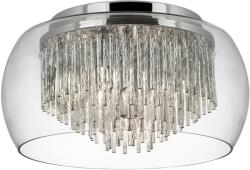 Searchlight Curva króm-átlátszó kristály mennyezeti lámpa (SL-4624-4CC) G9 4 izzós IP20