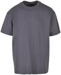 Build Your Brand Férfi póló Heavy Oversize Tee - Sötétszürke | 3XL (BY102-1000343238)
