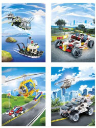 LEGO kockás füzet, 27-36 (1 db) (COR_2020_SB365561K)