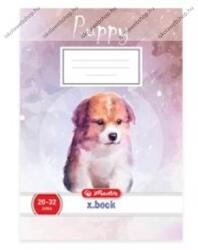 Herlitz 1. osztályos vonalas füzet, Animals-Kutya, fehér (A5/14-32) (09089038_k)
