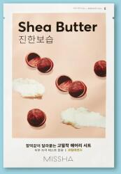 Missha Szövet arcmaszk Airy Fit Sheet Mask Shea Butter - 19 g / 1 db