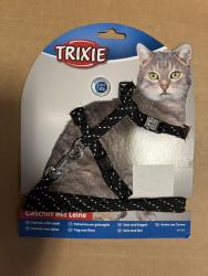 TRIXIE Hám És Póráz Macskának Szövet Fényvisszaverős 18-35cm/10mm 1, 3 m