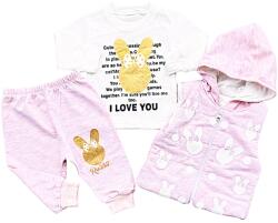 Baby 3részes babaruha szett - Rabbit Méret: 74 (6-9hó)