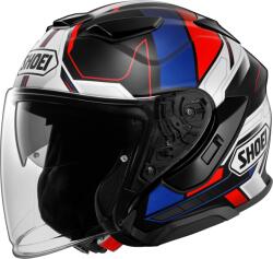 SHOEI Cască Moto Open Face SHOEI J-CRUISE 3 WHIZZY TC-10 · Negru / Alb / Albastru / Roșu