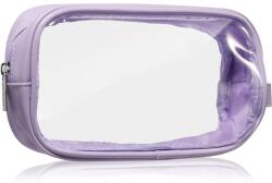 Notino Travel Collection Small Clear Organizer átlátszó kozmetikai táska átlátszó S Purple 20x10x5 cm