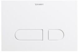 Duravit Durasystem A1 nyomólap fehér, műanyag, 217x146, 5 mm, kétmennyiséges öblítéshez (installációs keret, szerelékek) (WD5001011000)