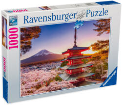 Ravensburger Puzzle Ravensburger din 1000 de piese - Culoarea cireșului înflorit din Japonia (17090) Puzzle